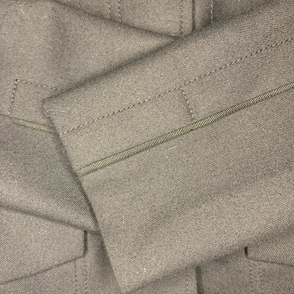 Banana Republic Black Women’s Wool Military Jacket Stretch NWOT Size 2! - Picture 4 of 10